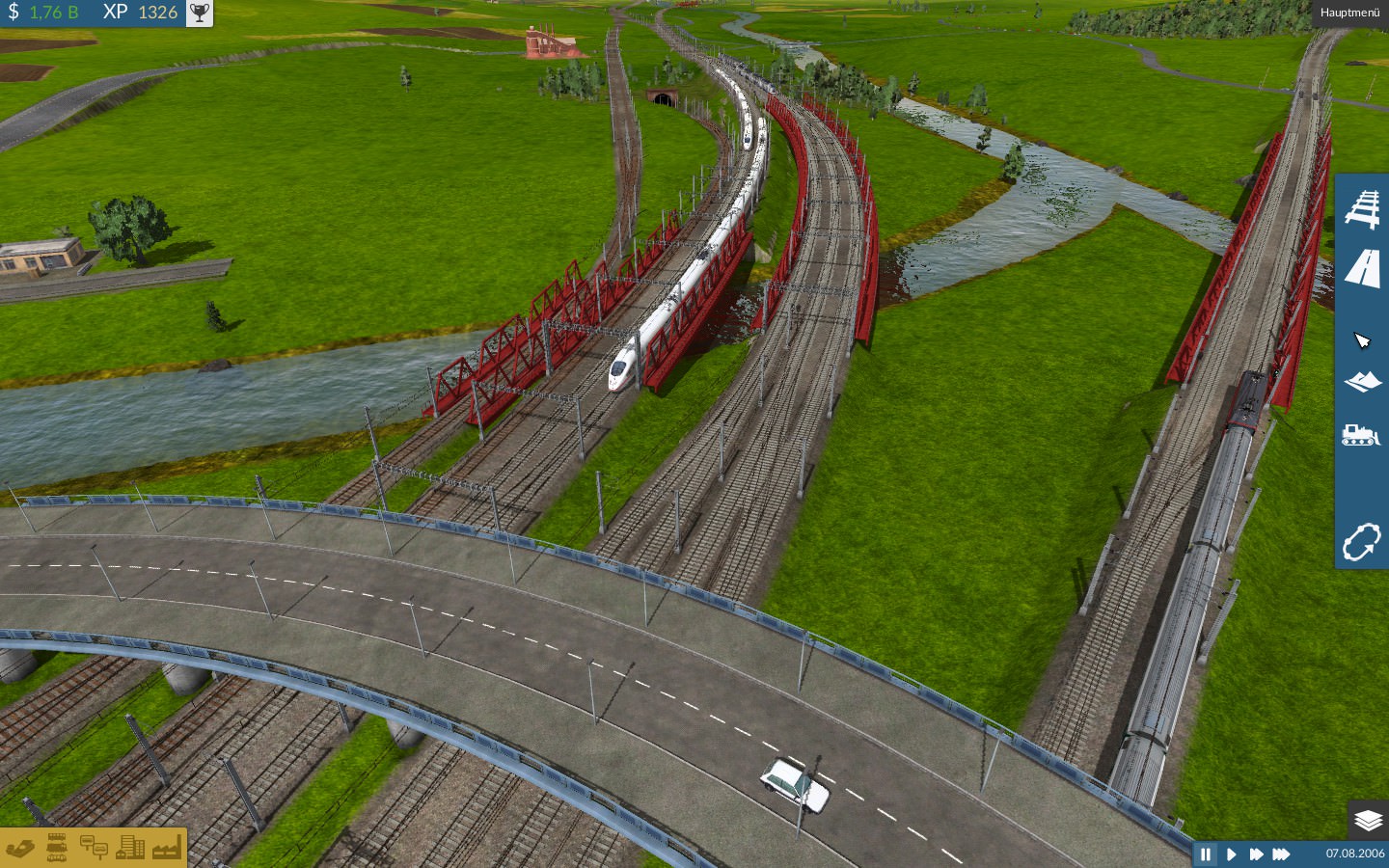 Verkehr vor der Stadt