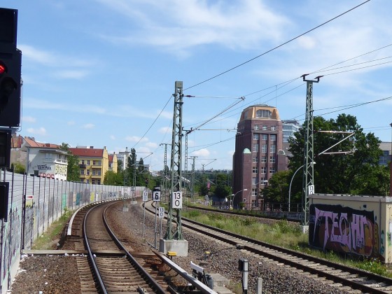 Berlin Ostkreuz Einfahrt Nord Ringbahn S