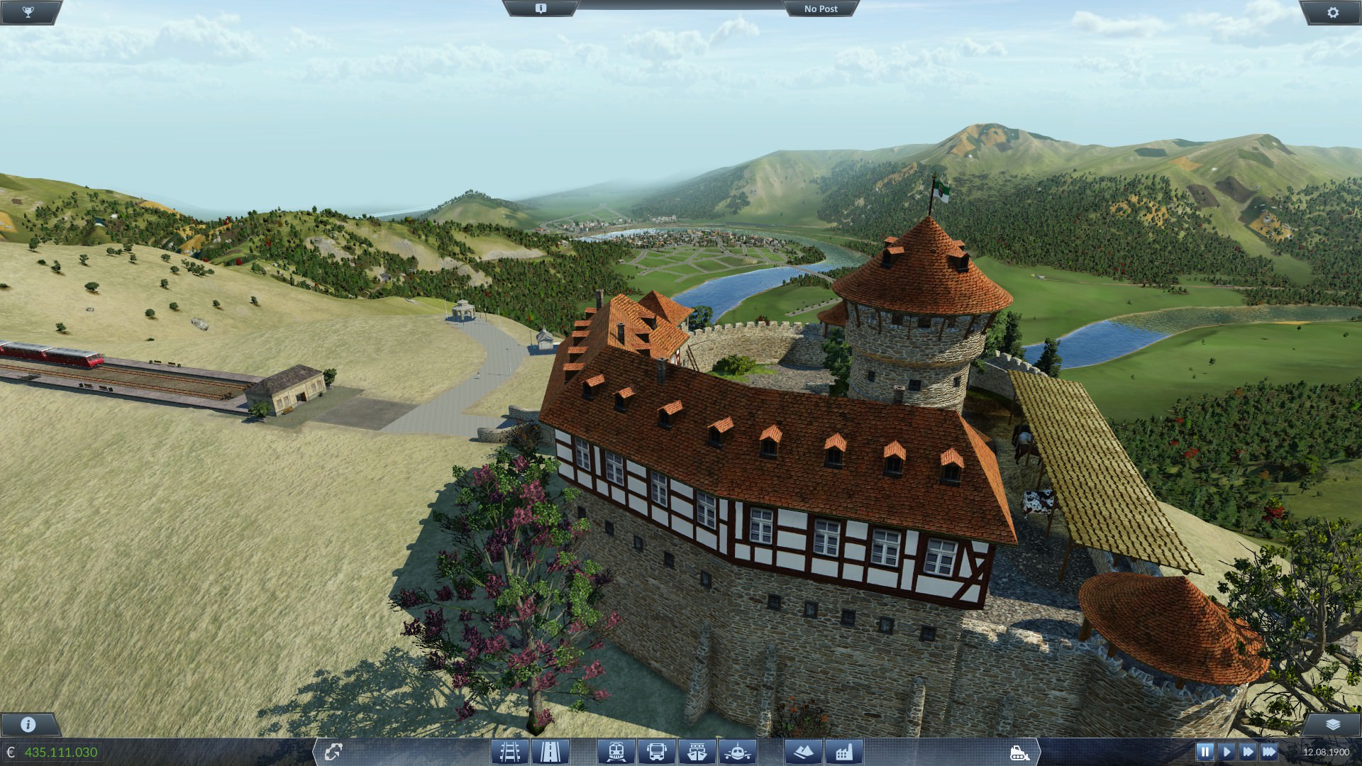 Auf den Berg zur Burg