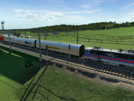 Green Cargo freight train