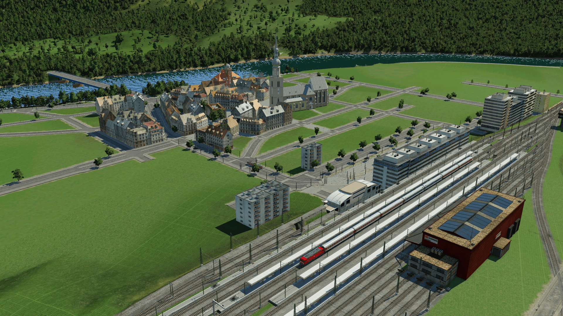 The old city in preparation