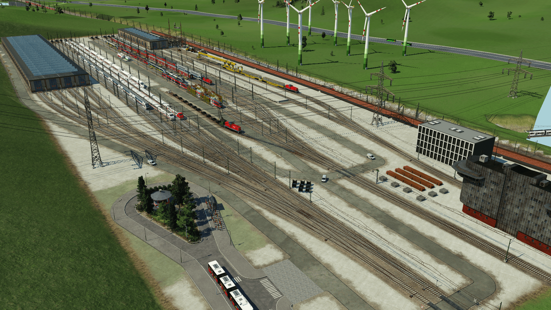 Bahnbetriebswerk erweitert