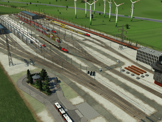 Bahnbetriebswerk erweitert