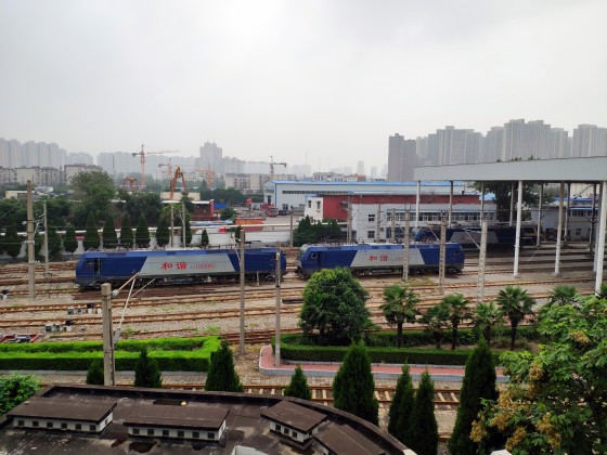 [Original] - Freight locomotive depot - (China, Henan Zhengzhou north locomotive depot)