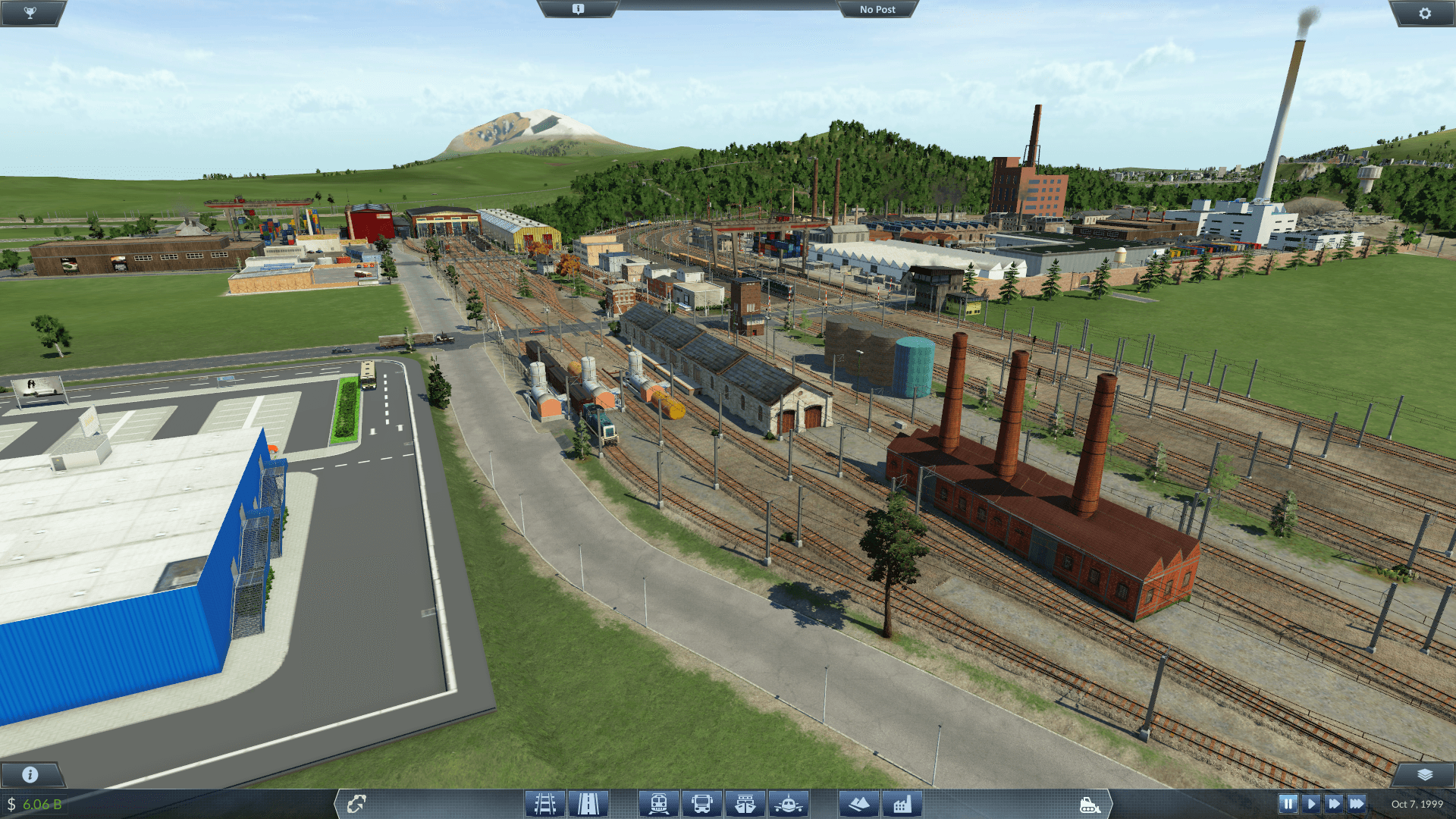 Depot mit kleinem Betriebswerk - Maschinenfabrik