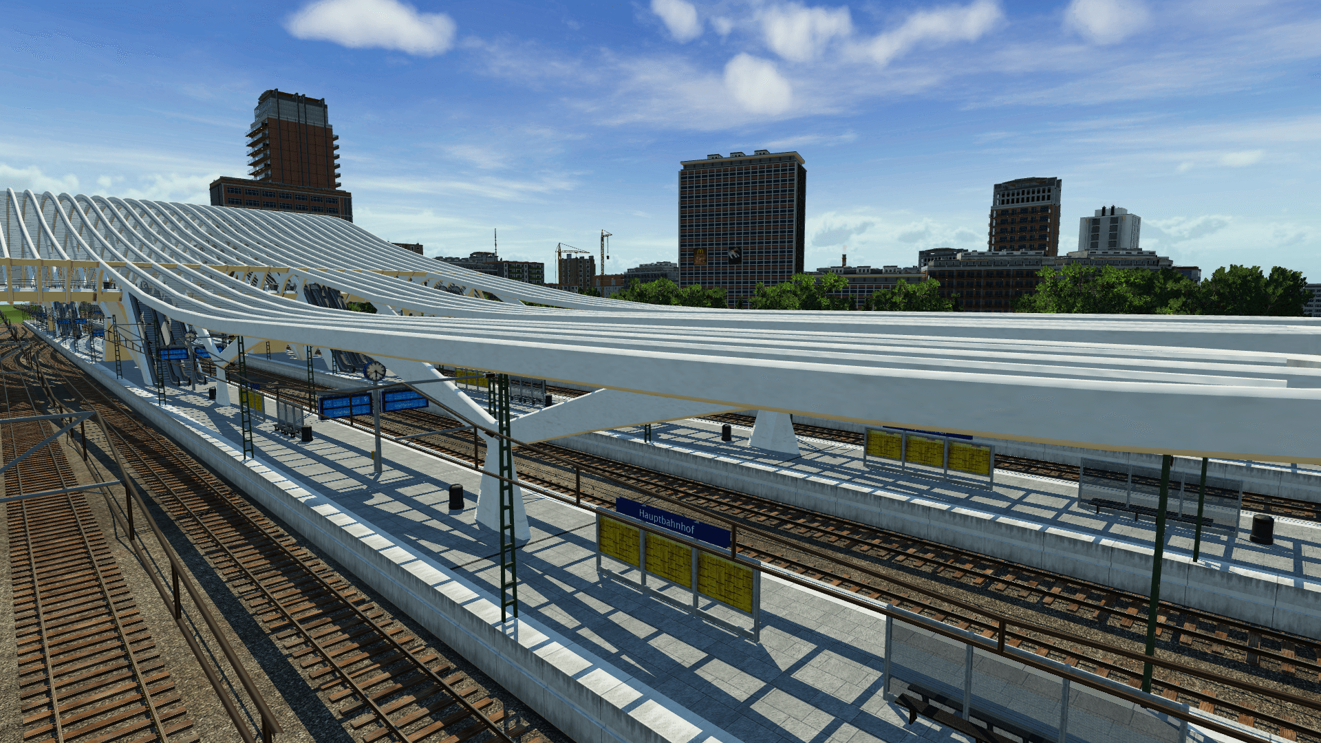 Der Hauptbahnhof von Karlsfurt