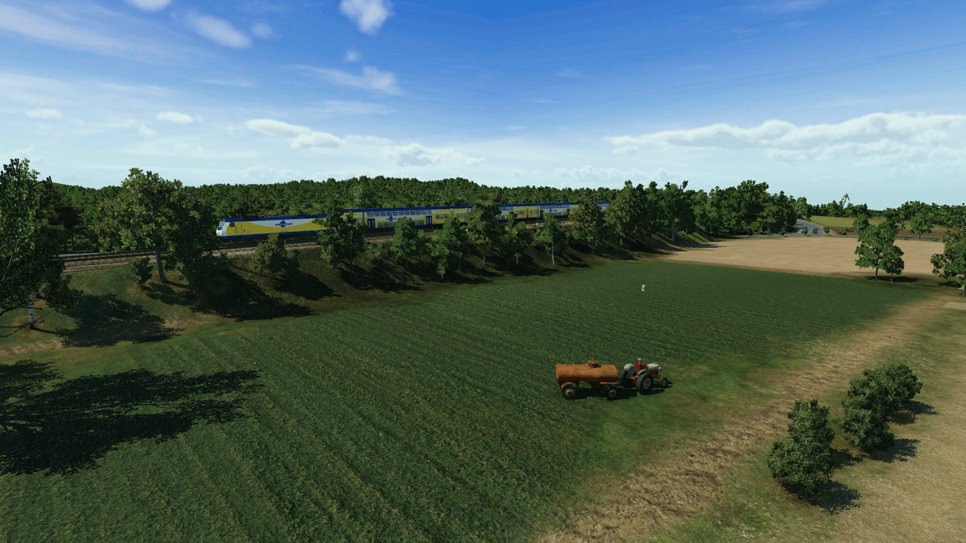 Arbeit auf dem feld