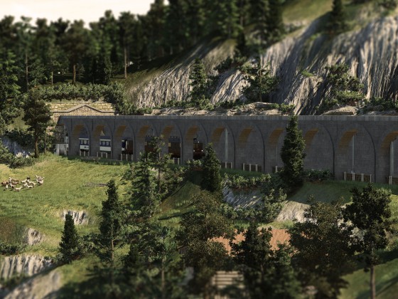 Steinschlagschutztunnel (Nordrampe)