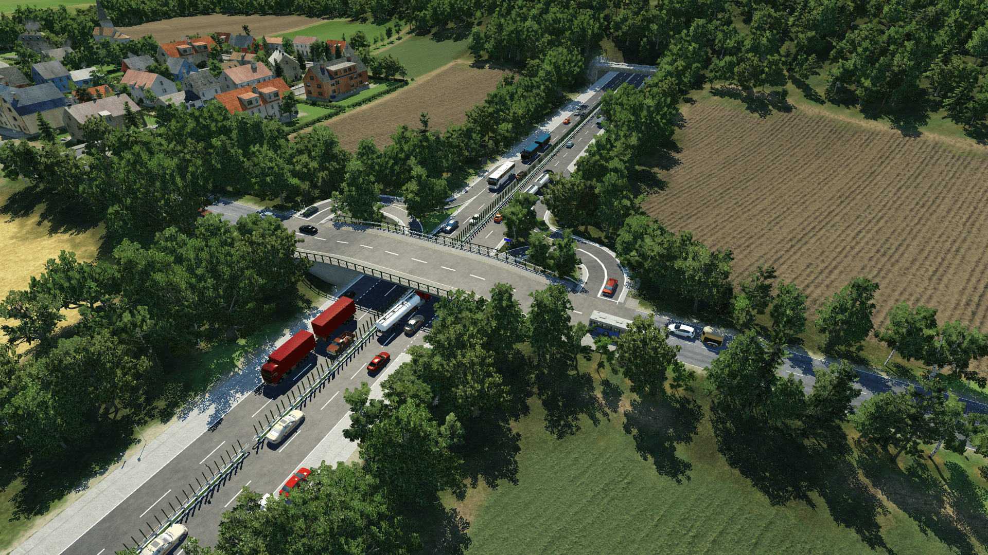 Autobahnausfahrt