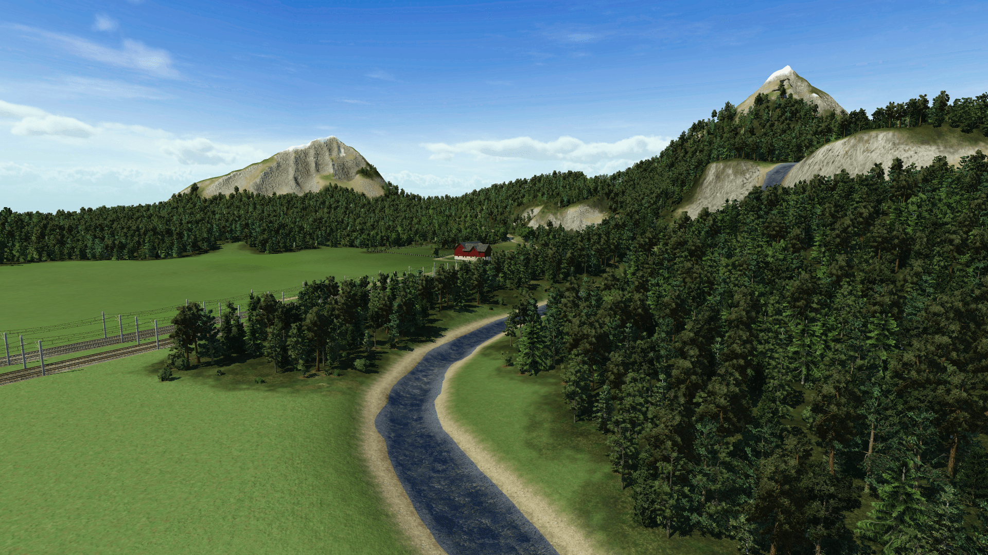 Selbst gebaute Berge