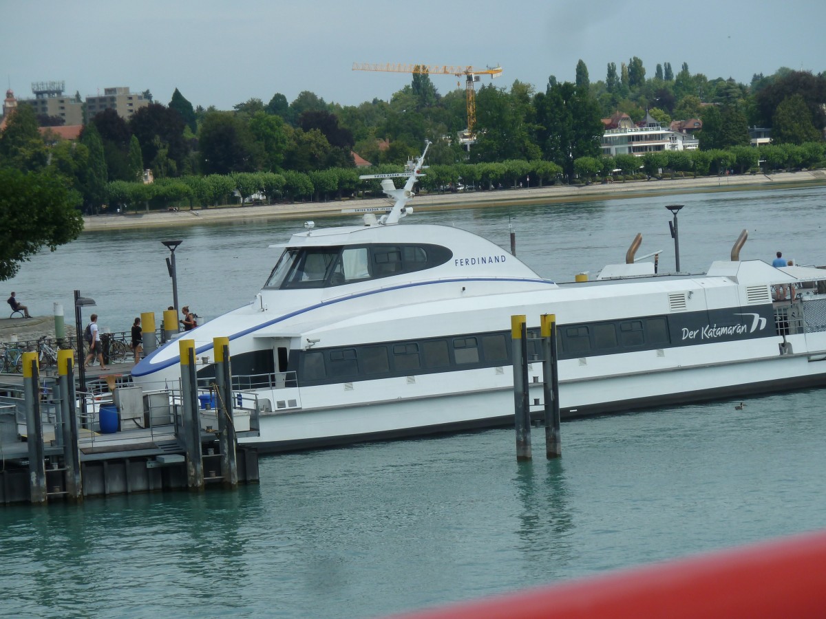 Der Katameran im Hafen von Konstanz