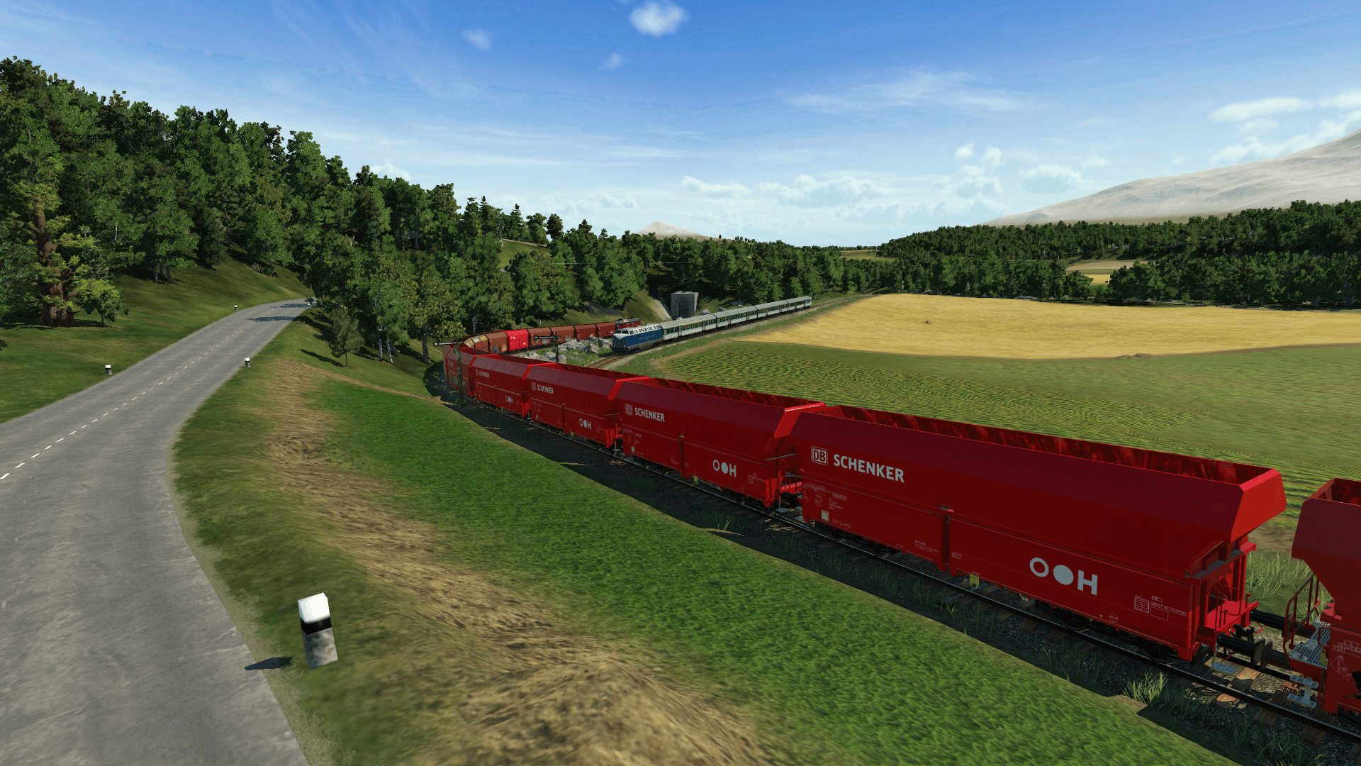 Erzzug auf der Nebenbahn