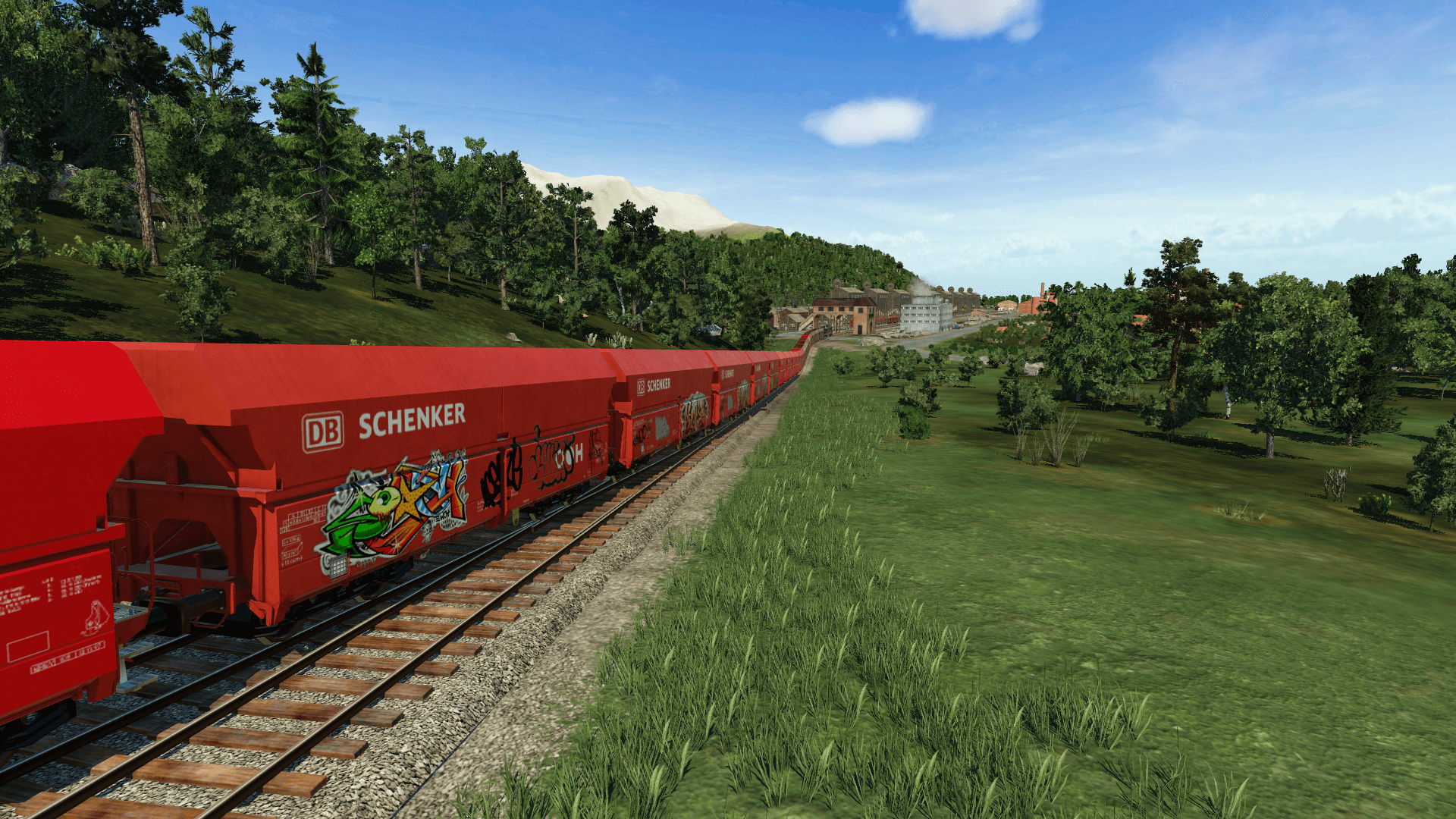Erzzug auf der Nebenbahn
