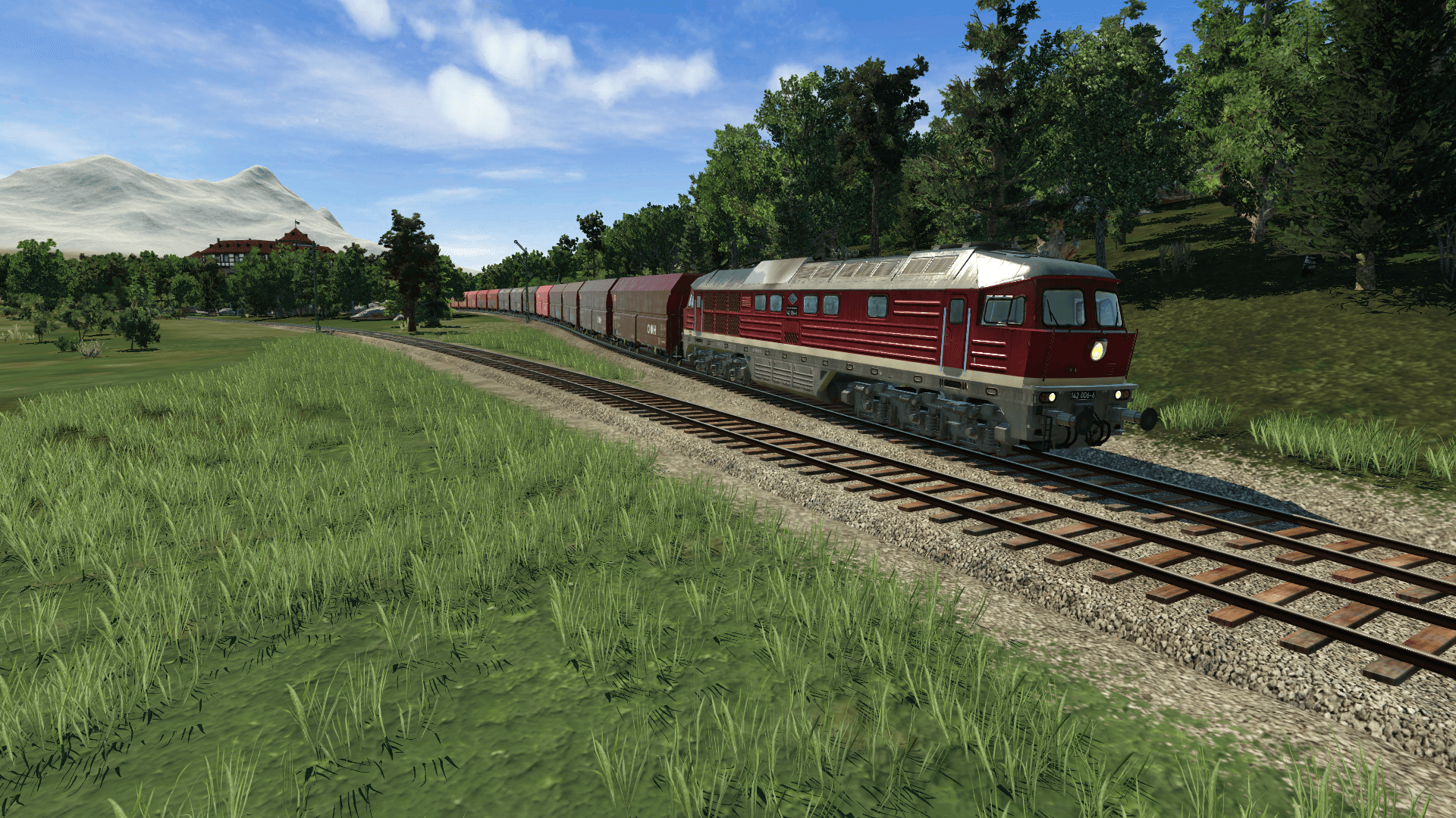 Erzzug auf der Nebenbahn