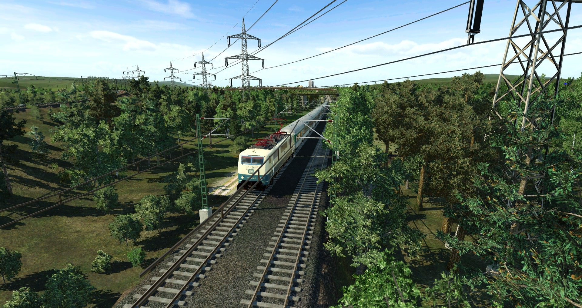 Regionalbahn am Abzweig