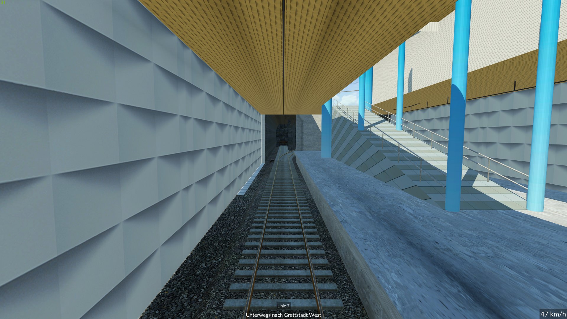 Untergrundstation - Ausgangsrampe