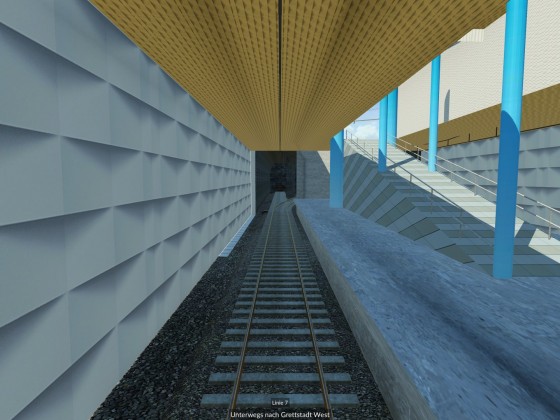 Untergrundstation - Ausgangsrampe