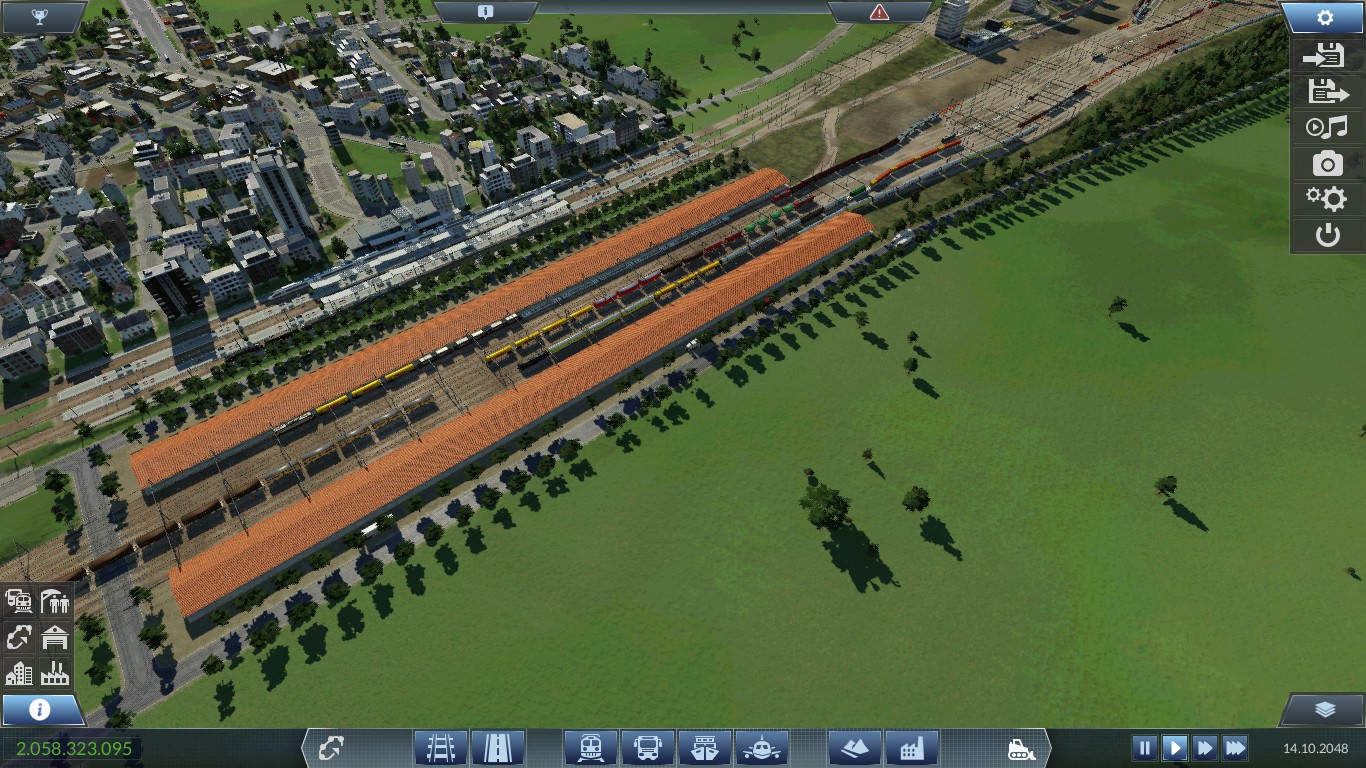 @RPGFabi Güterbahnhof und Bahnhof umgebaut