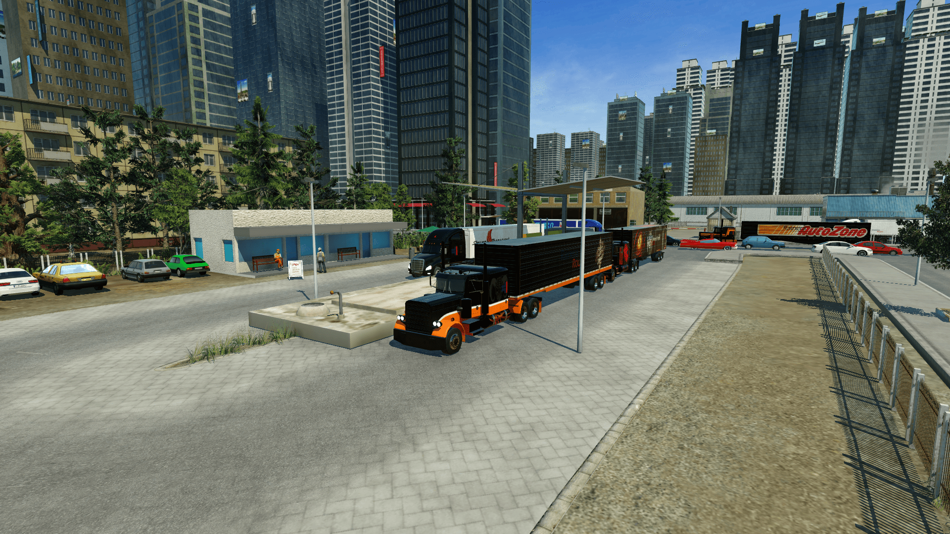 LKW Tankstelle