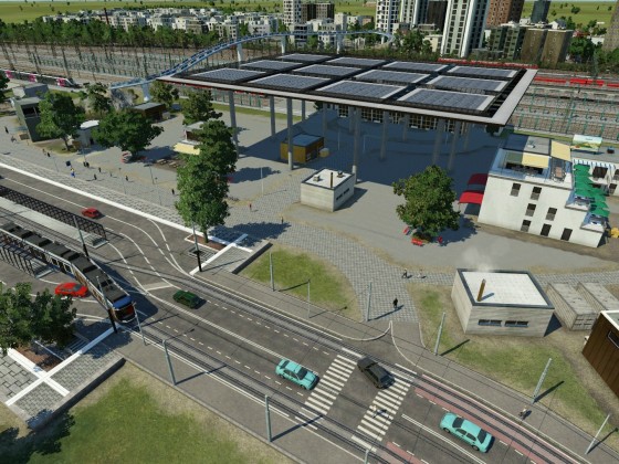 Der neue Bahnhofsvorplatz vom Ulmer Hauptbahnhof