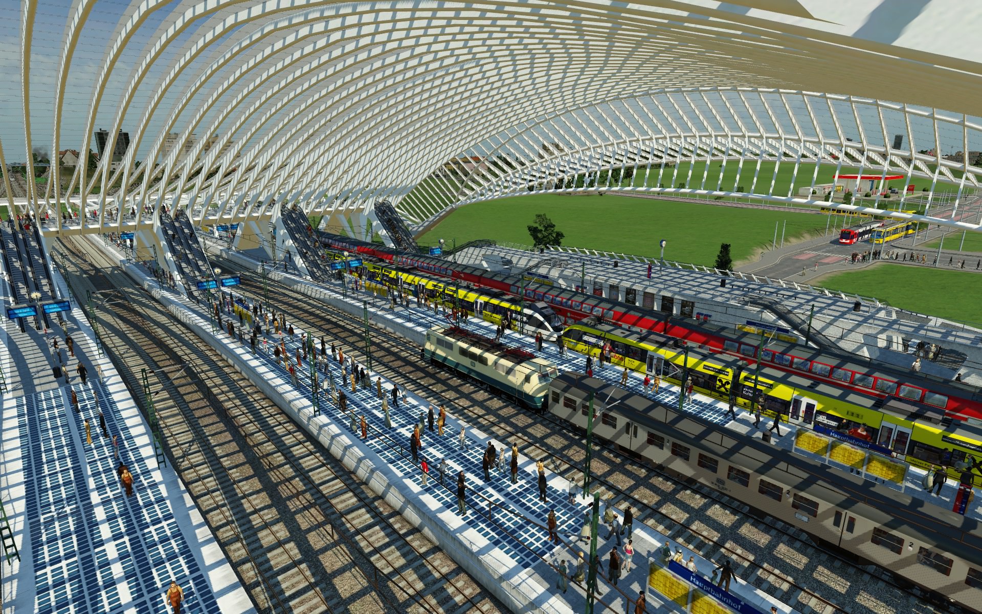 ÖBB 4024.022 'Raiffeisen' - im Bahnhof von Lübz