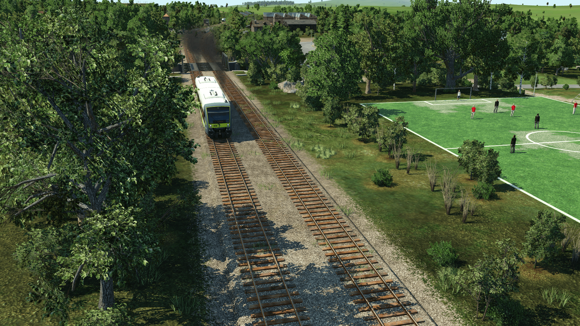 Training am Bahngleis