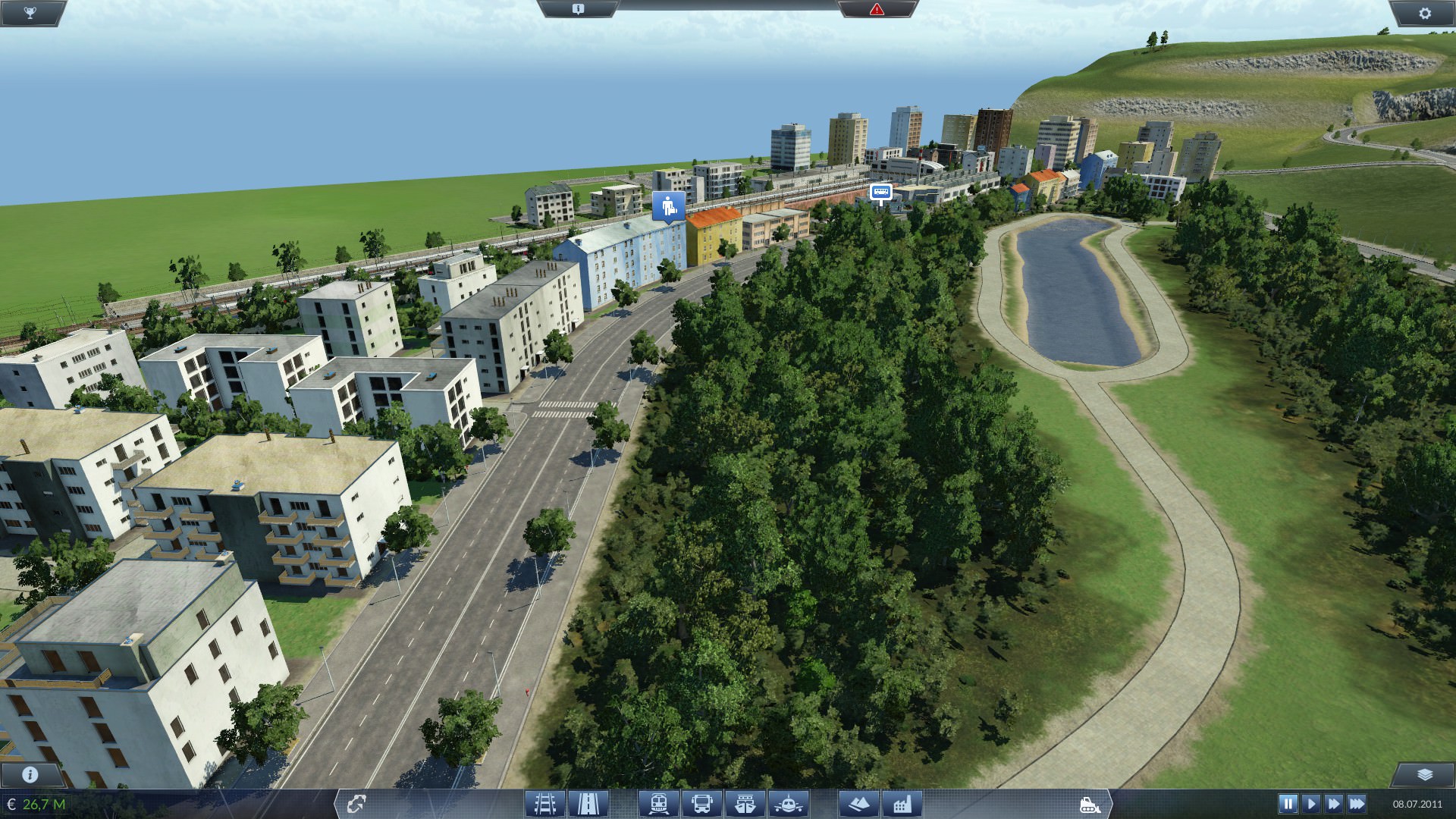 die Stadt wächst