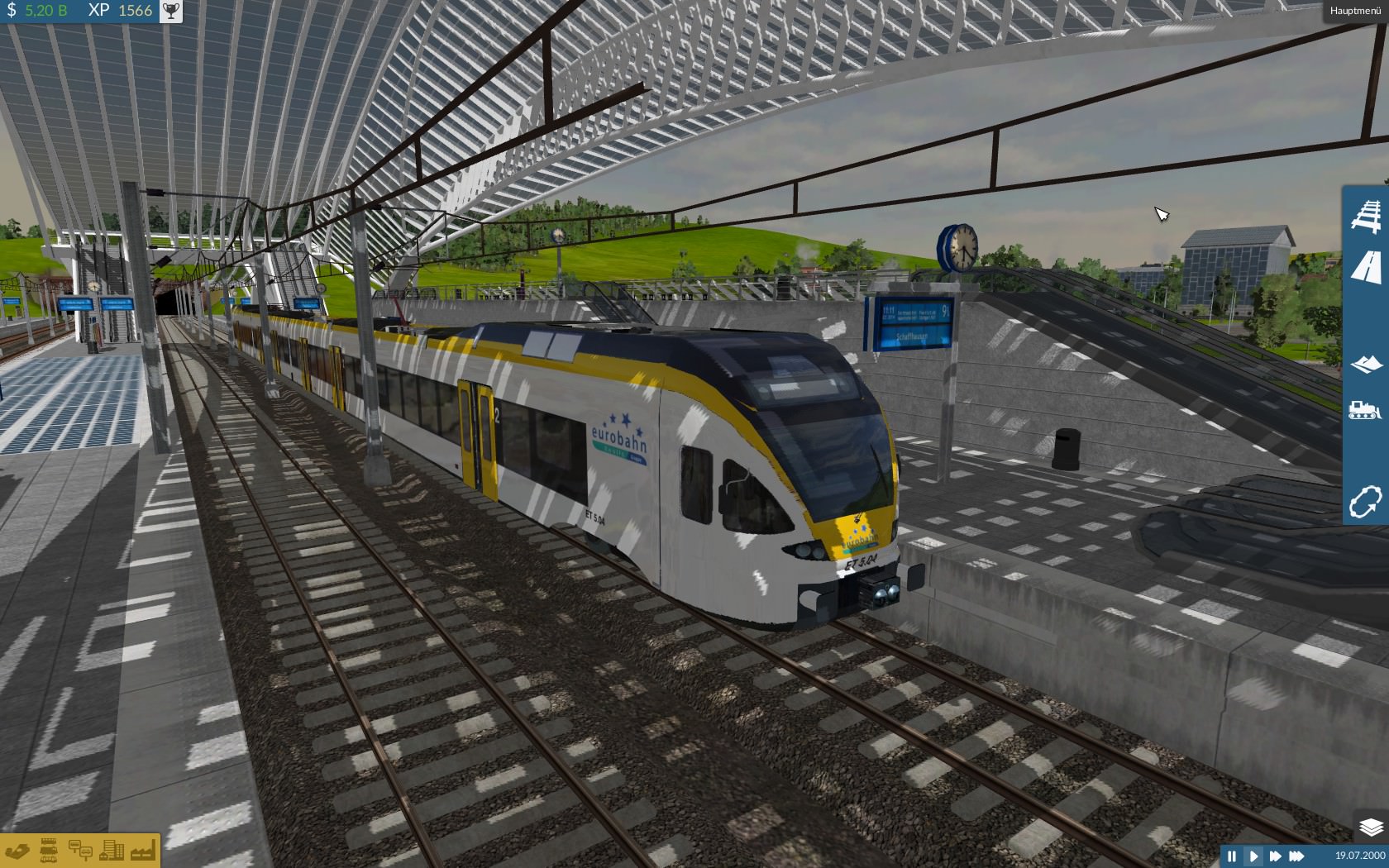 Eurobahn auf Gleis 9 1/4