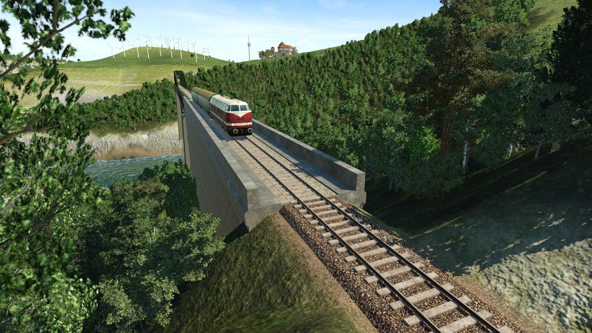 Der Viadukt über den Wiesenstrom