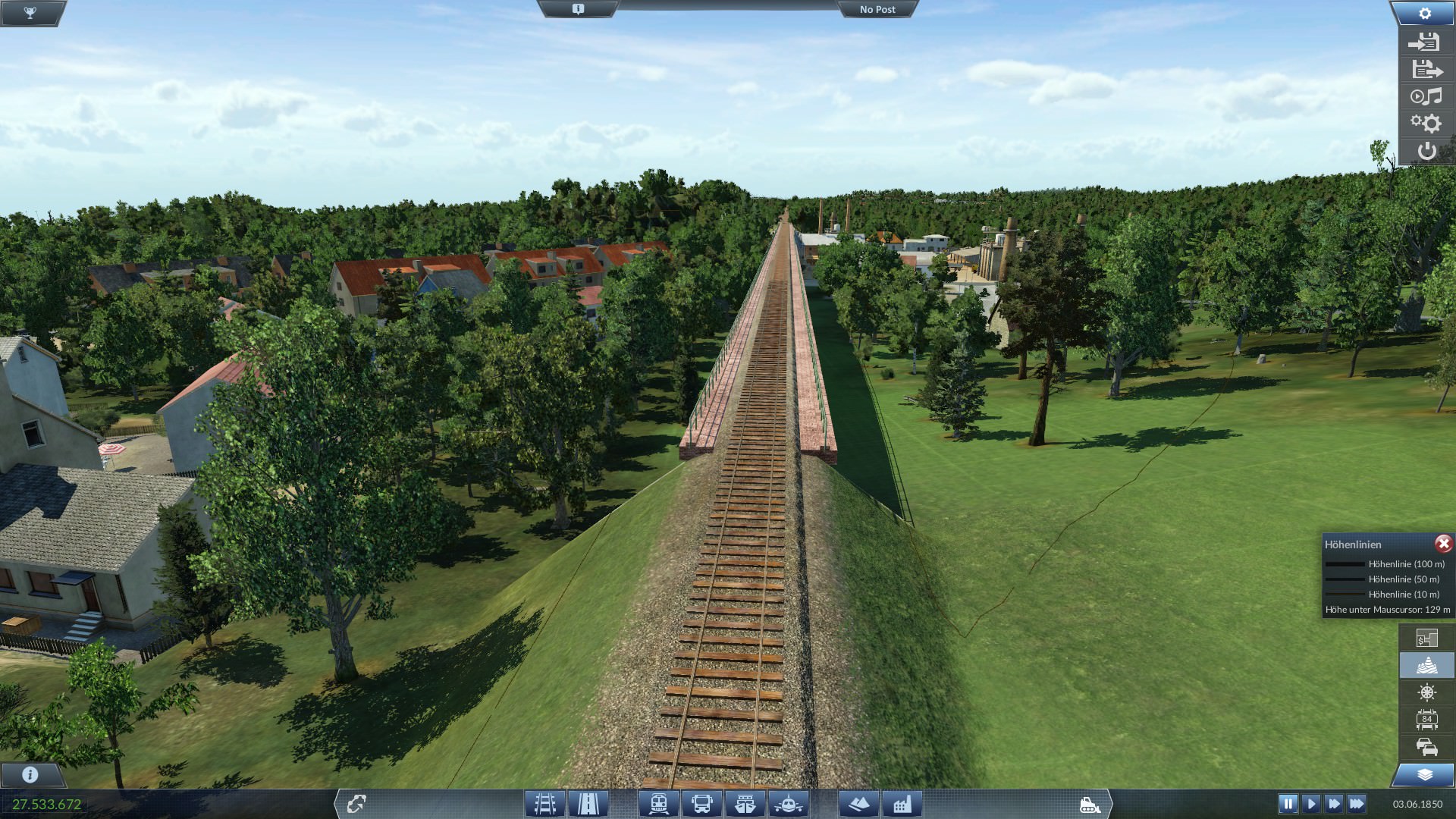 Eisenbahnbrücke bei Wagenhausen