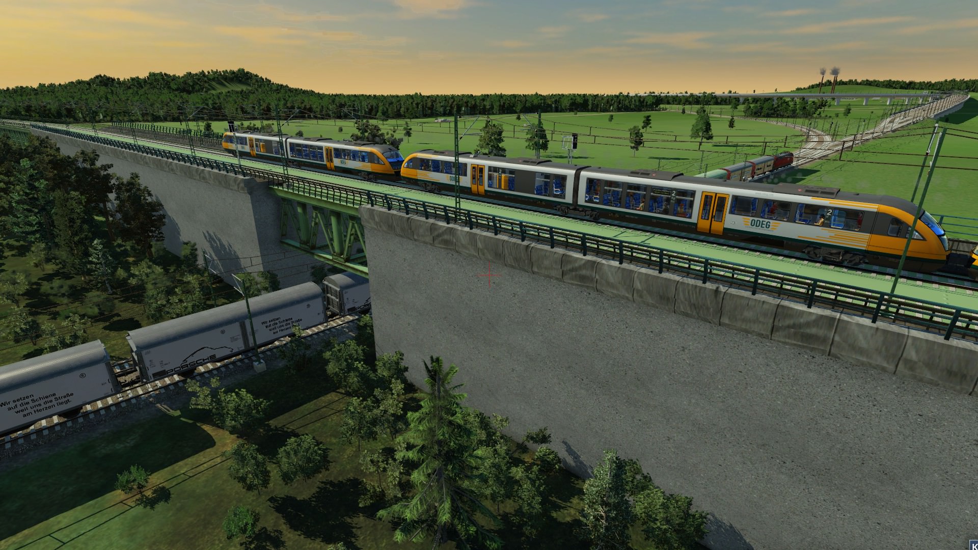 Mit der Desiro nach Cottbus