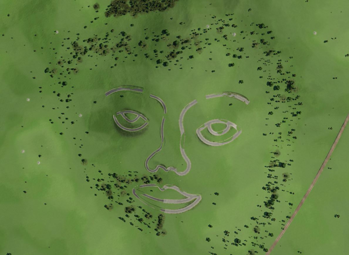 Kunst aus Stream "Gesicht"
