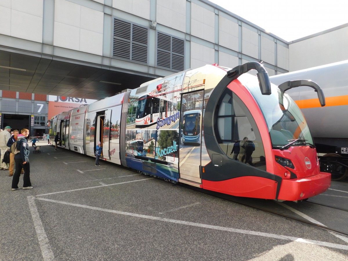 Durmaray neue Tram aufgenommen auf der Inno Trans 2018