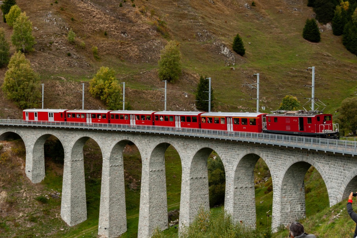 Fotohal auf dem Bugnei Viadukt