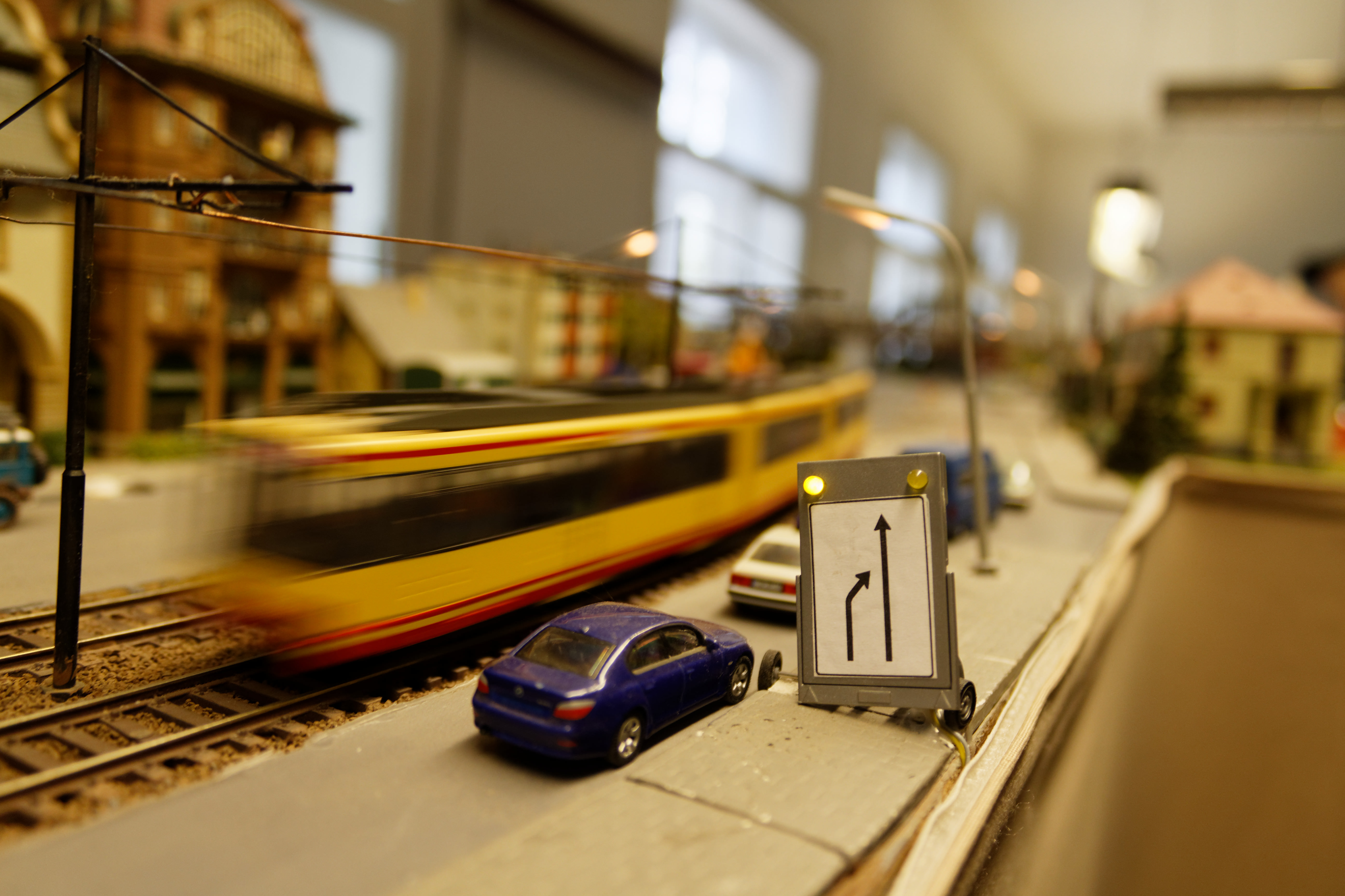 Modellbahnanlage im Museum