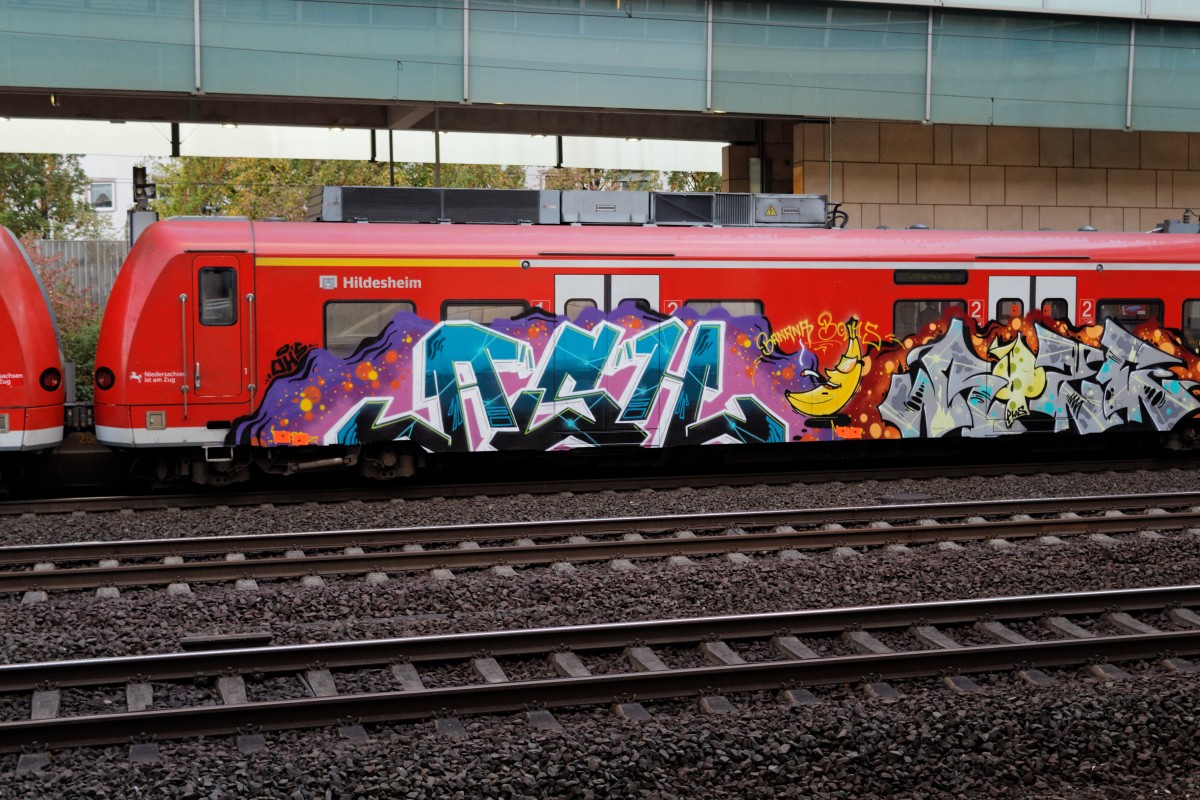 Graffiti auf einer BR425 - Hannover CT