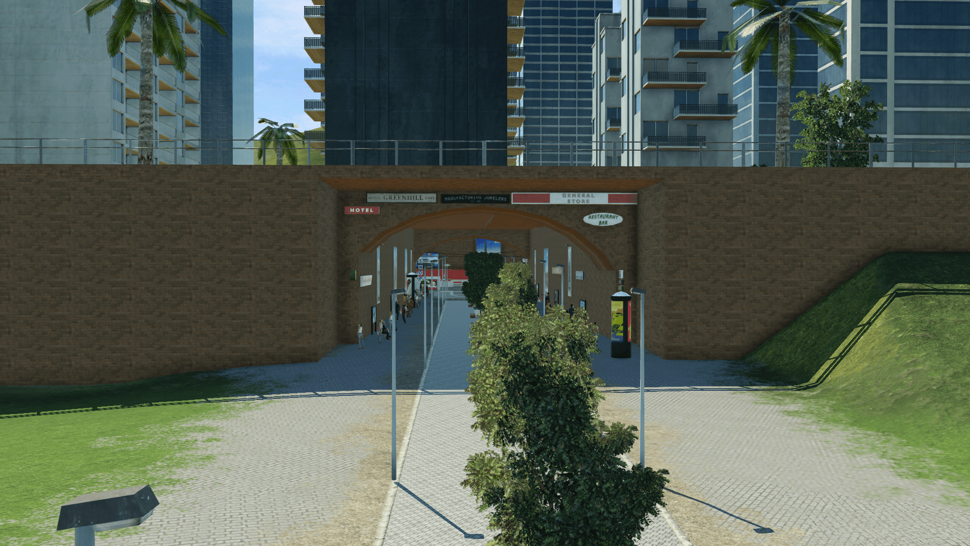 Eingang zum Bahnhof