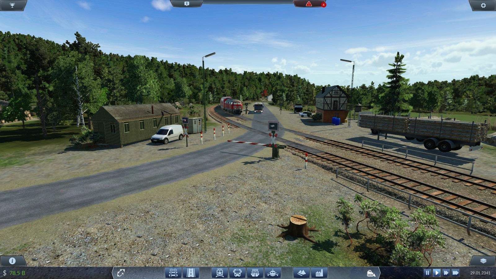 Bahnübergang am A.... der Welt!