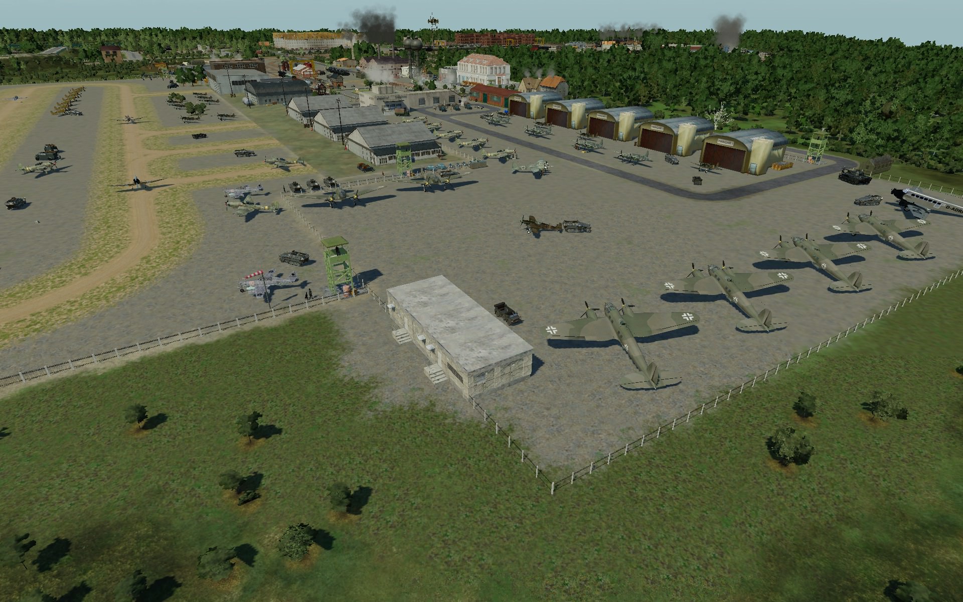 Militär-Flugplatz
