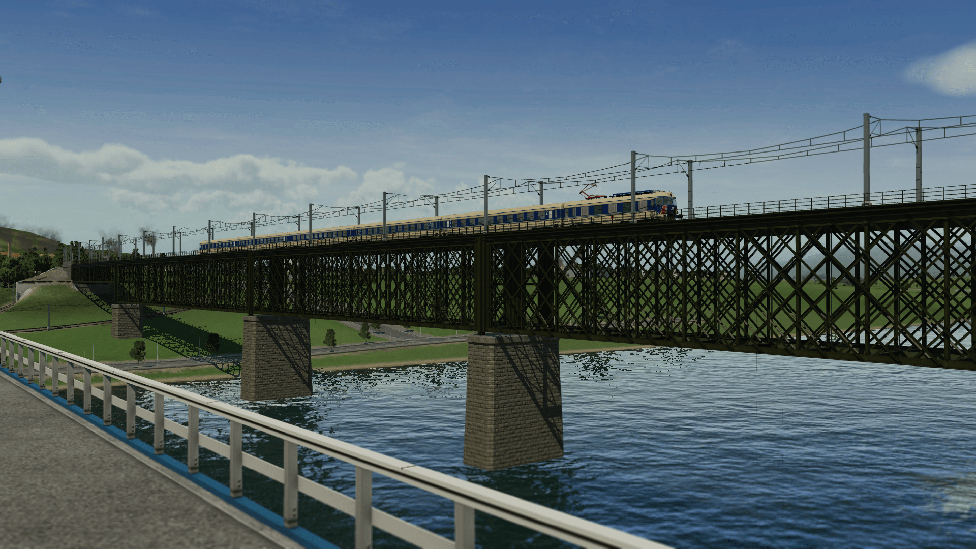 ÖBB Transalpin auf der Brücke über die Emme bei Reiden