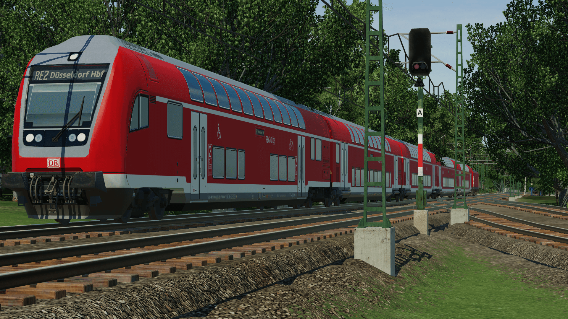 Hier zu sehen ein Regional express nach Schnuffelhausen