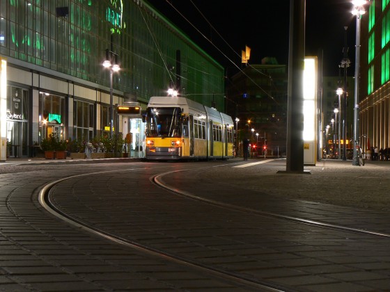 Alexanderplatz bei Nacht