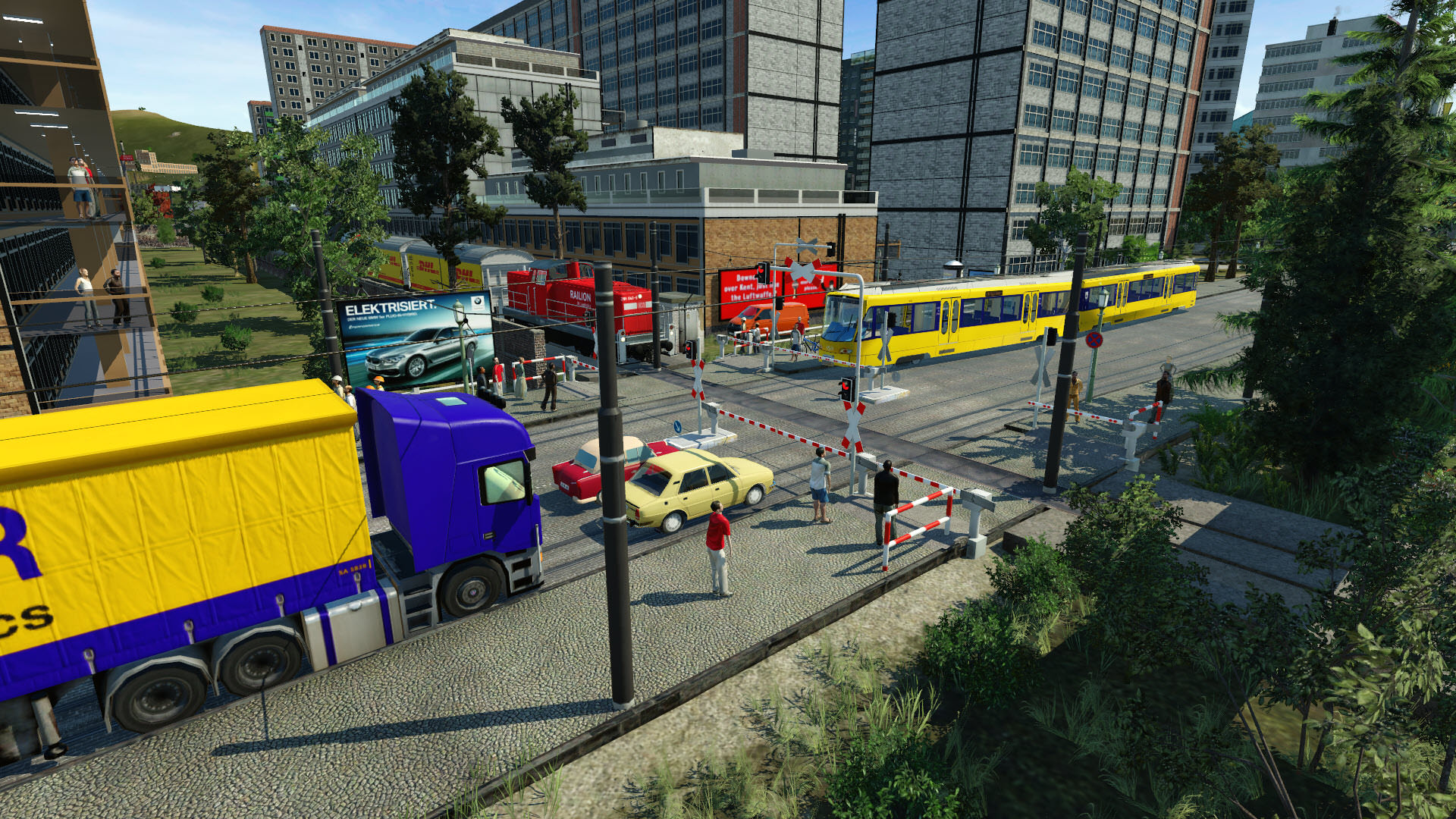 Bahnübergang in Schwäbisch Gmünd