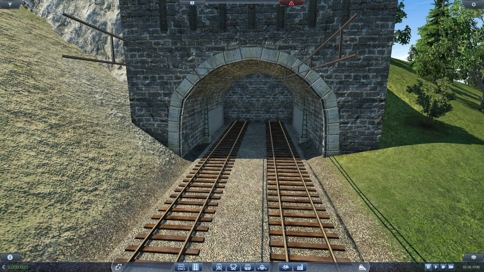 Tunnel/mauer