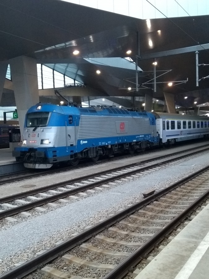 Wien Hauptbahnhof Besuch aus Tschechien