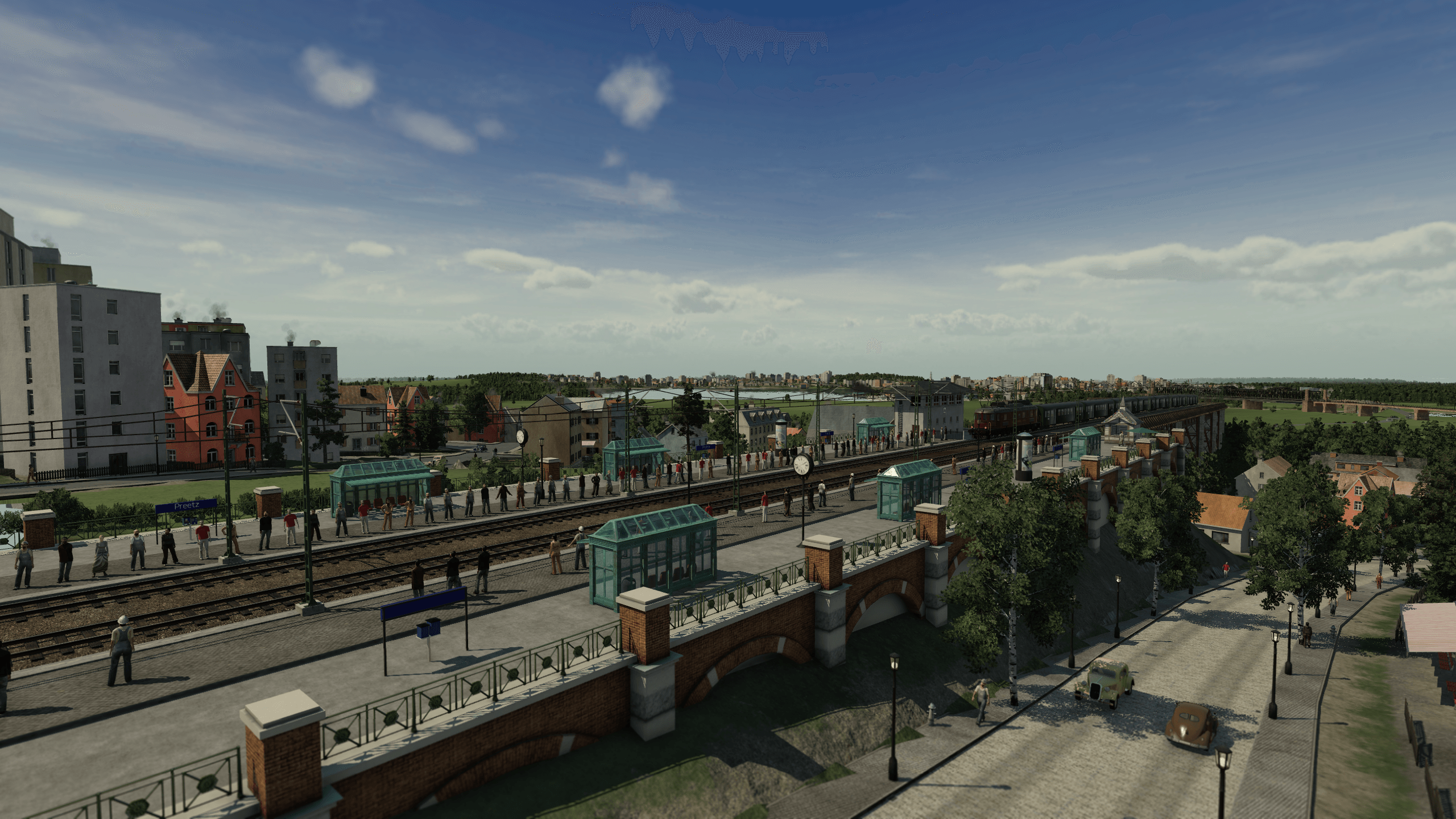 Bahnhof mit Aussicht