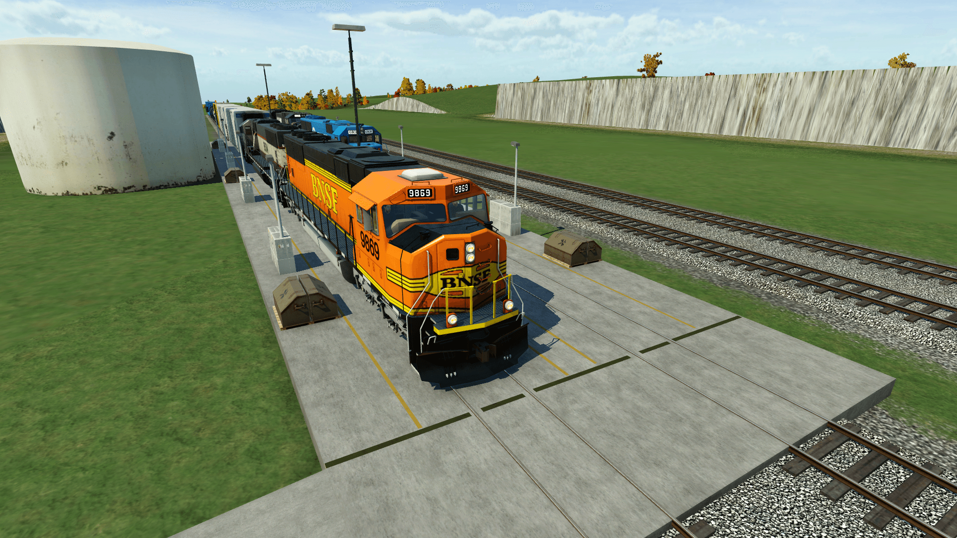 Refueling BNSF "T-CHC BEN 4 18"