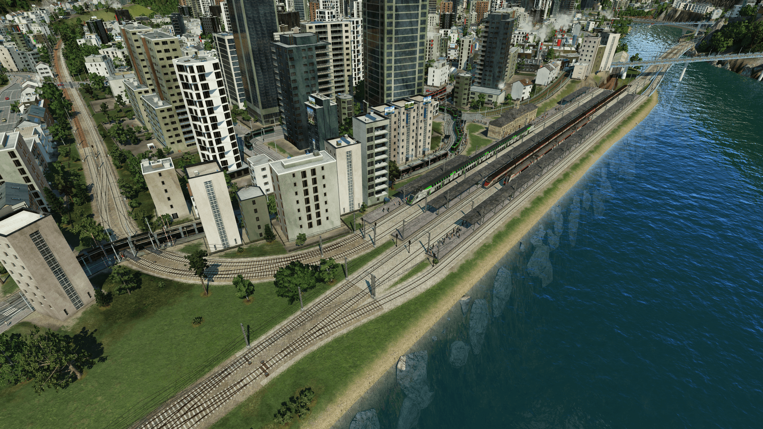 Alltag am Bahnhof Interlaken Ost