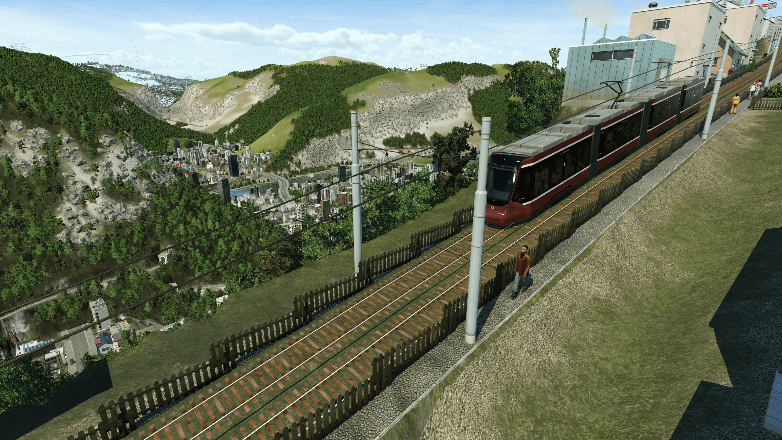Straßenbahn mit Aussicht