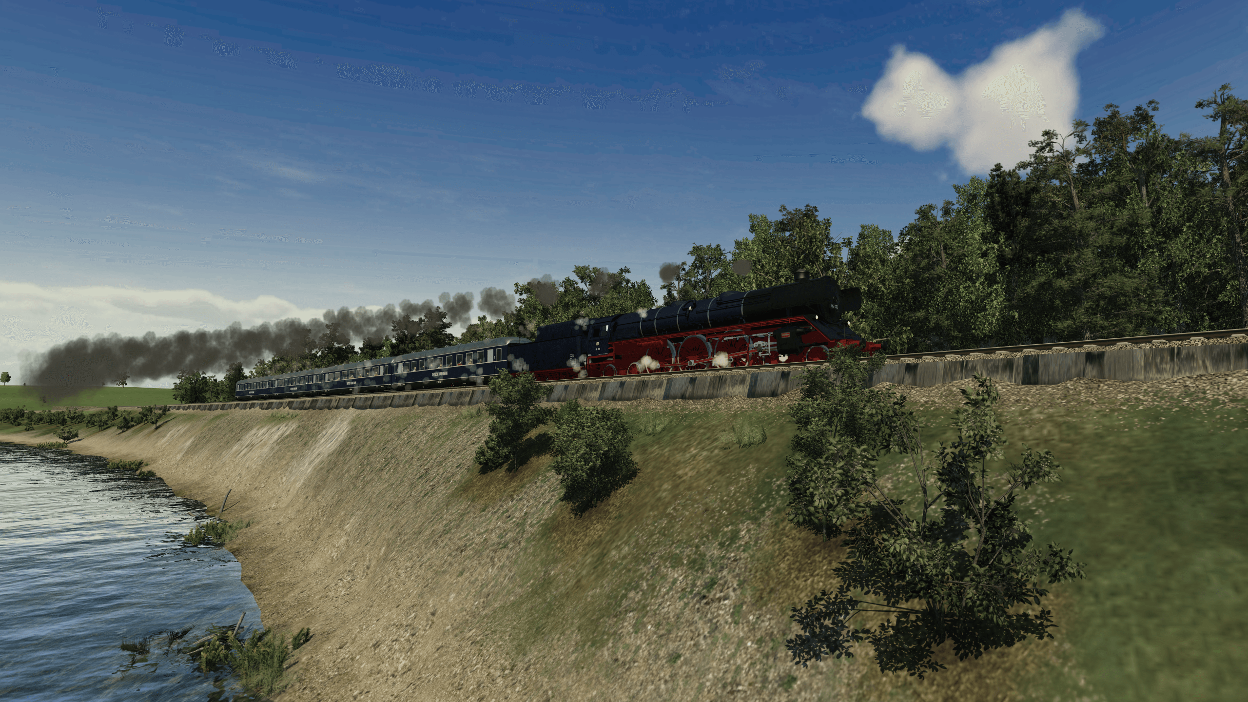 Dampfross auf Speed
